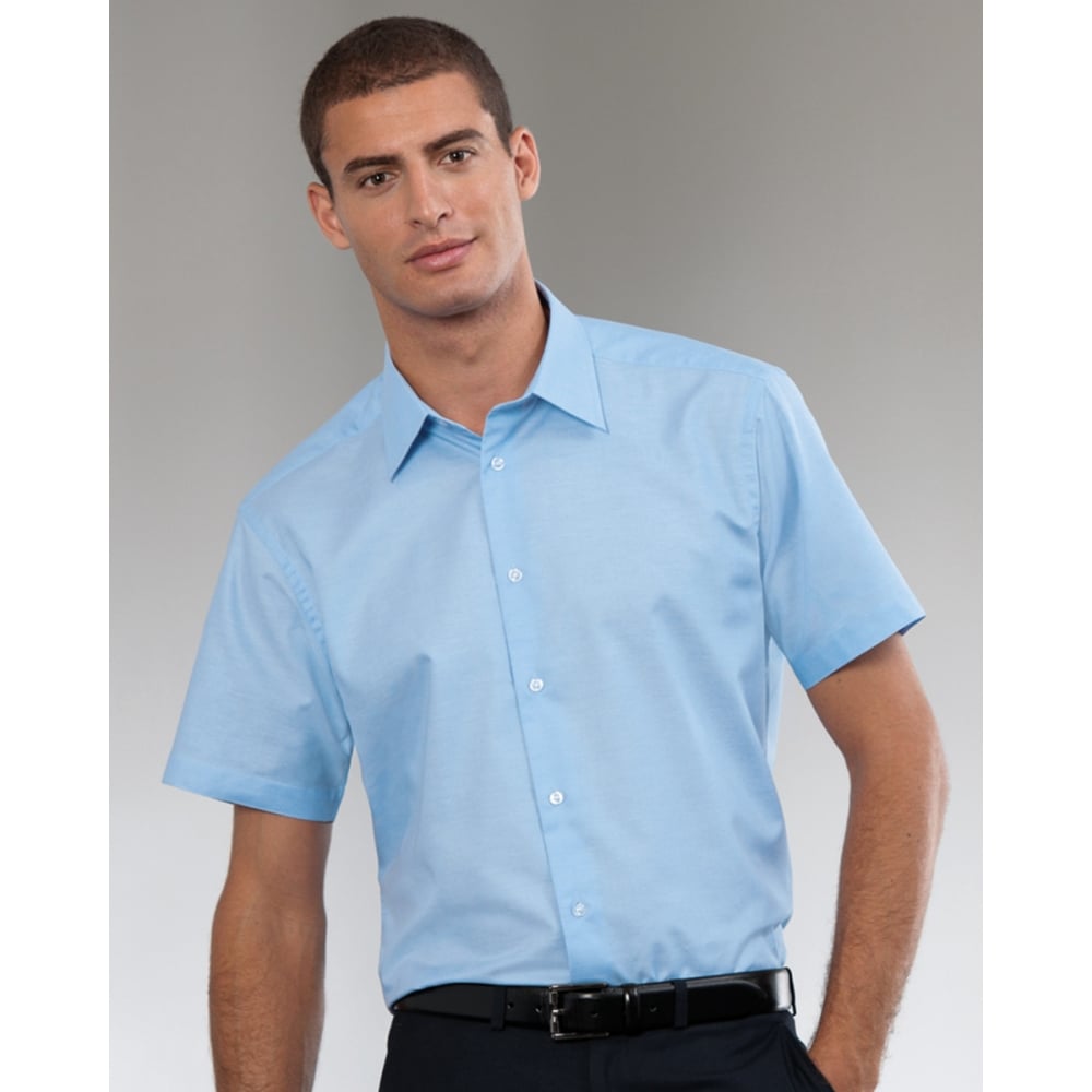 923M Men's Short Sleeve Easy Care Tailored Oxford Shirt