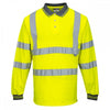 Hi Visibility Polo Shirt Long Sleeved