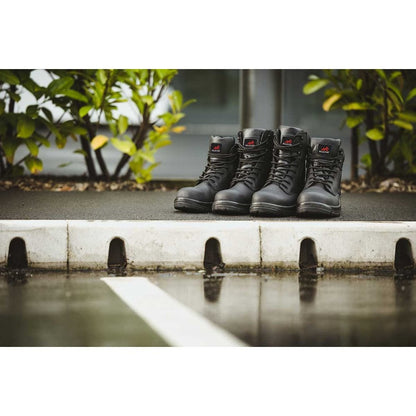 RF222 Jet Waterproof Safety Boot With Side Zip - Wide Fitting