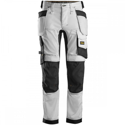 6241 AllroundWork Slim Fit Trousers Holster Pockets White