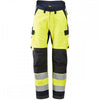 6663 ProtecWork Flame Retardant Insulated Trousers High-Vis Class 2