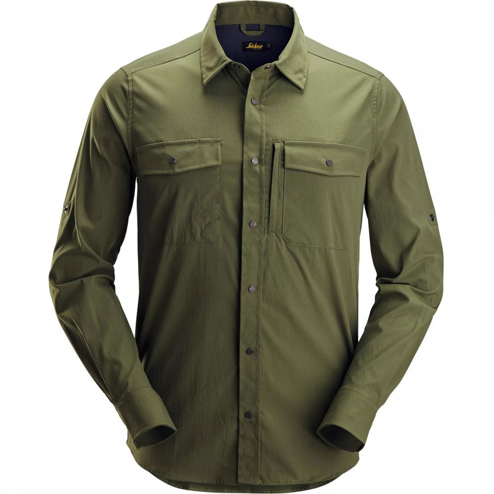 8521 LiteWork Wicking Long Sleeve Shirt