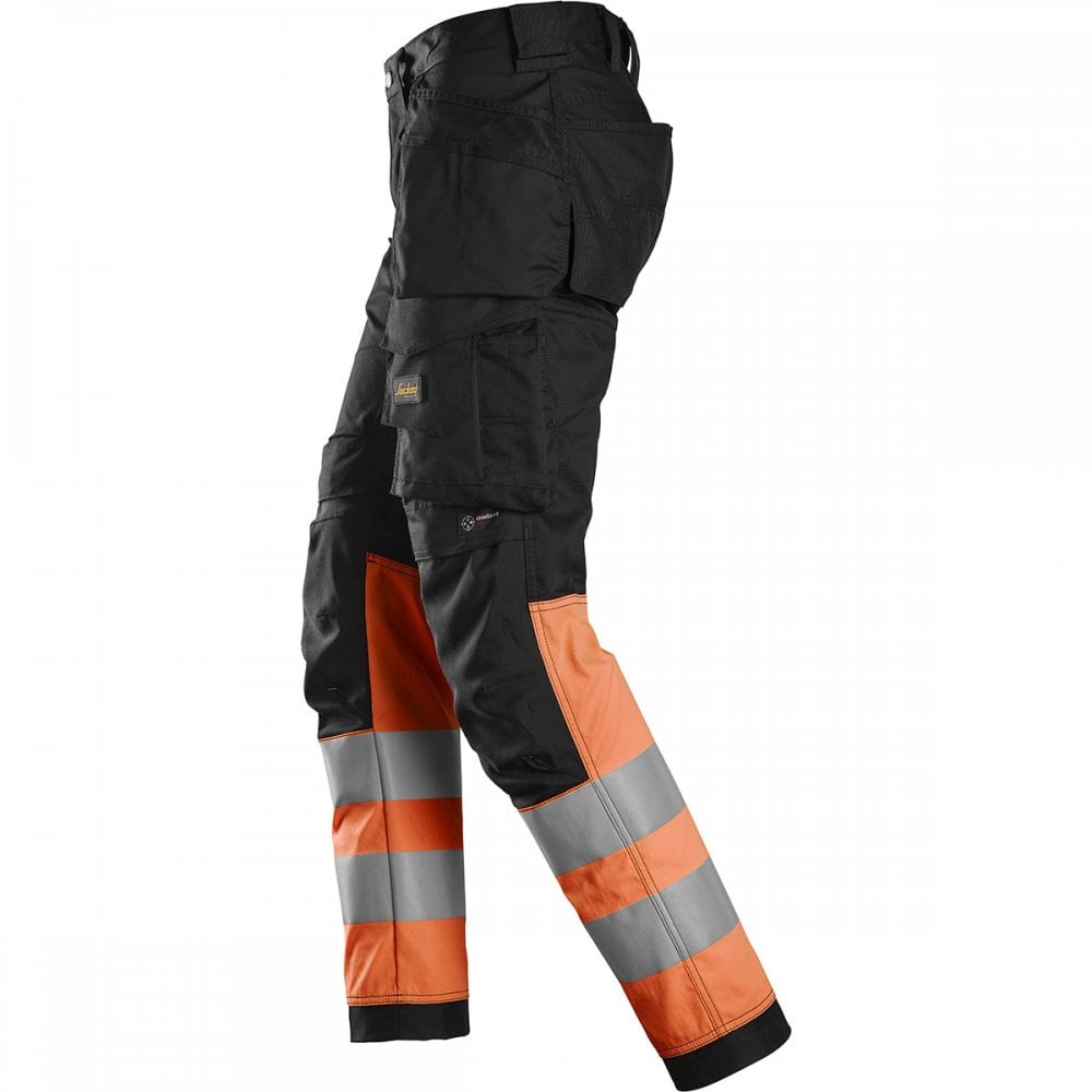6234 High-Vis Class 1 Stretch Trousers Holster Pockets