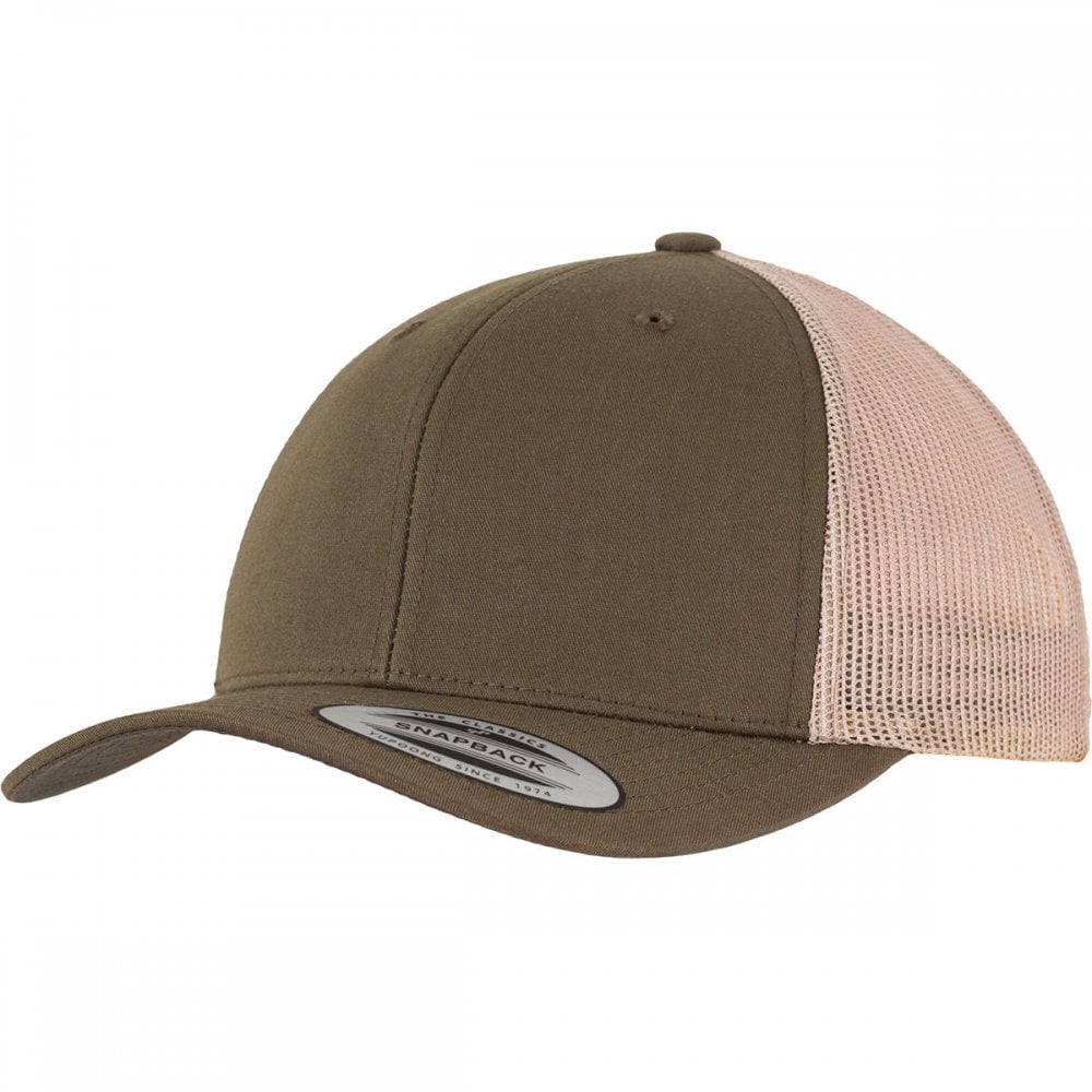 6606T Retro Trucker Two Tone Cap