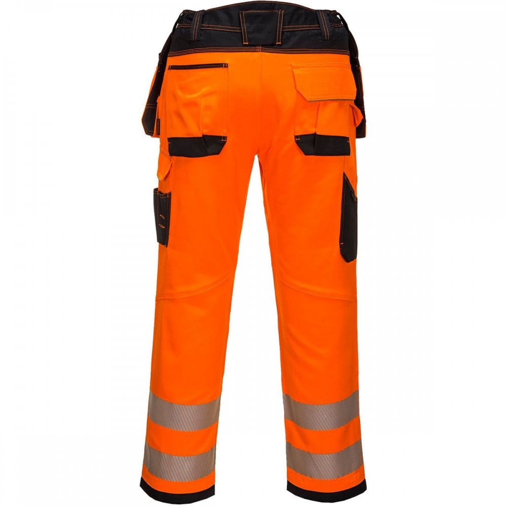 PW306 PW3 Hi-Vis Stretch Holster Pocket Trousers