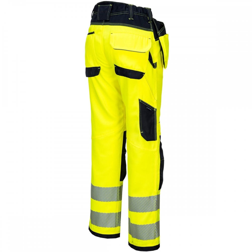 PW306 PW3 Hi-Vis Stretch Holster Pocket Trousers