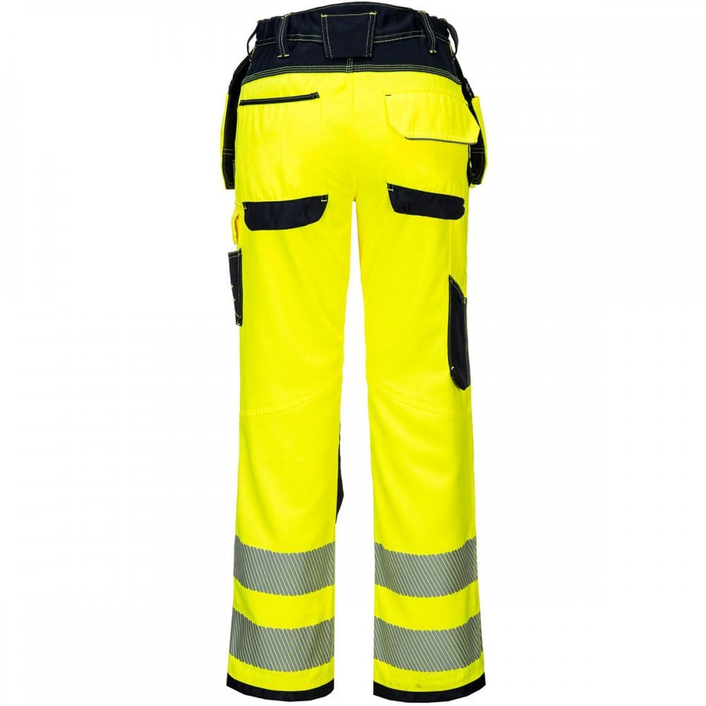 PW306 PW3 Hi-Vis Stretch Holster Pocket Trousers