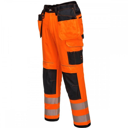 PW306 PW3 Hi-Vis Stretch Holster Pocket Trousers