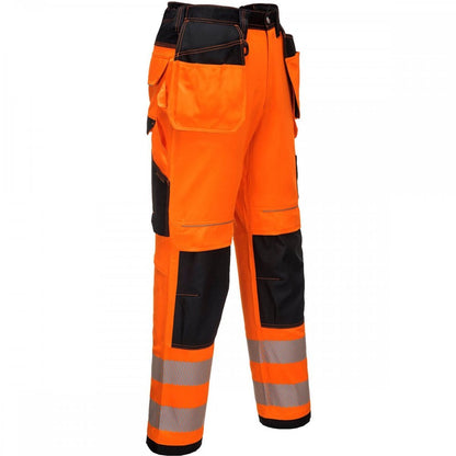 PW306 PW3 Hi-Vis Stretch Holster Pocket Trousers