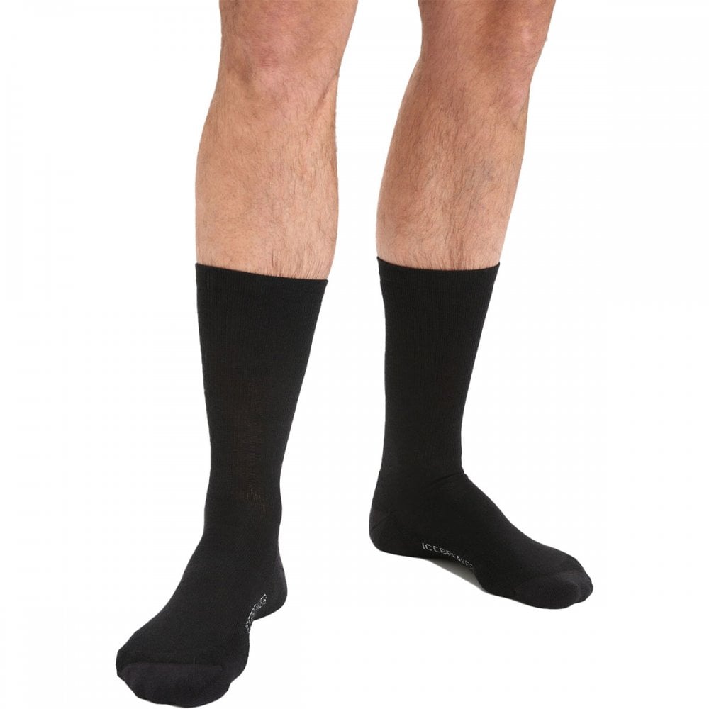 Mens Merino Lifestyle Light Crew Socks
