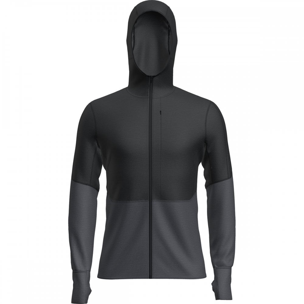 Mens Merino Blend 200 Realfleece™ Descender Long Sleeve Zip Hoodie