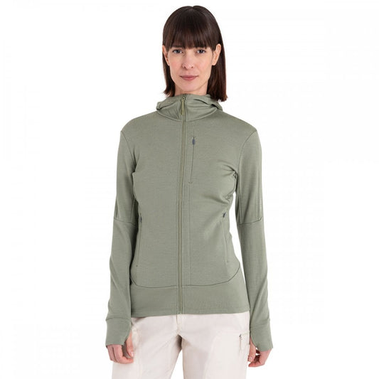 Womens Merino 260 Quantum Long Sleeve Zip Hoodie