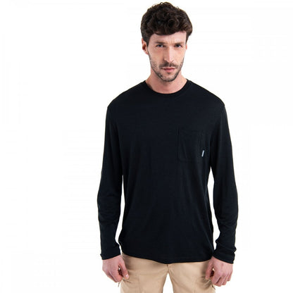 Mens Merino 150 Tech Lite Long Sleeve Relaxed Pocket T-Shirt
