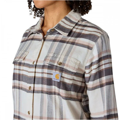 107135 TW7135 Womens Tencel Series Relaxed Fit Plaid Shirt
