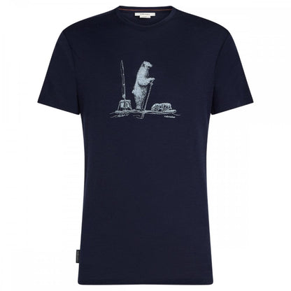 Mens Merino 150 Tech Lite Short Sleeve T-Shirt Polar Paddle