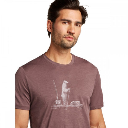 Mens Merino 150 Tech Lite Short Sleeve T-Shirt Polar Paddle