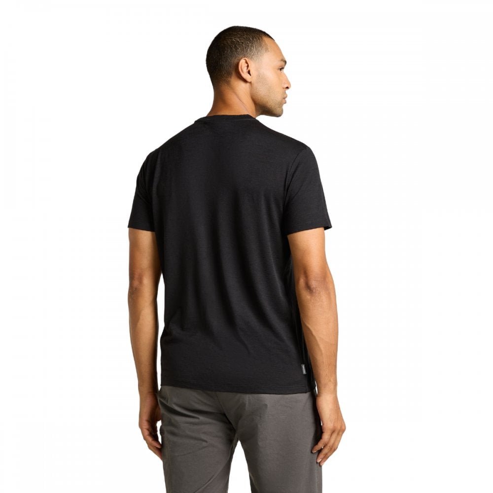 Mens Merino 150 Tech Lite Short Sleeve T-Shirt Single Line Camp