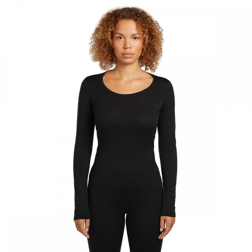 Womens Merino 200 Oasis Long Sleeve Scoop Thermal Top