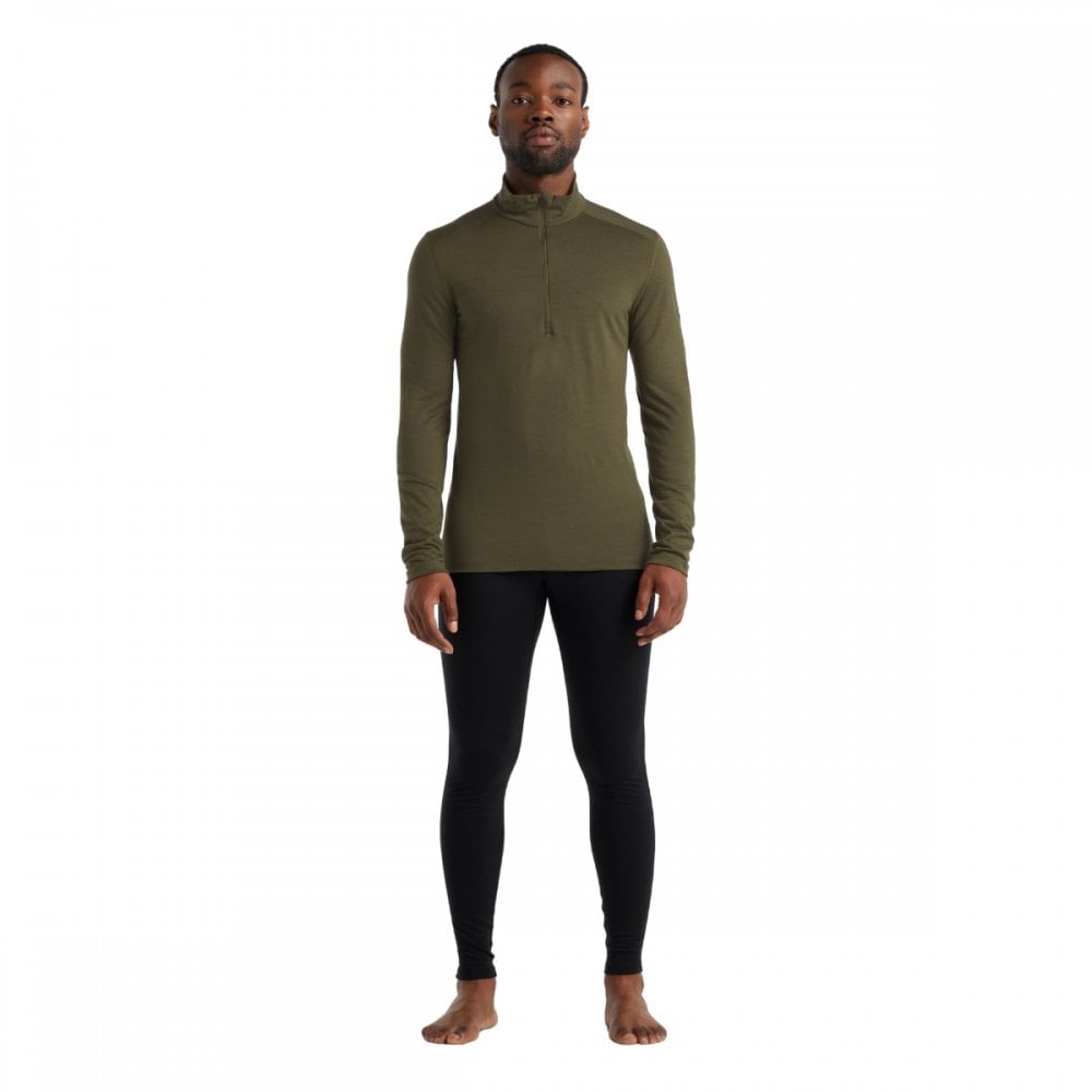 Mens Merino 200 Oasis Long Sleeve Half Zip Thermal Top