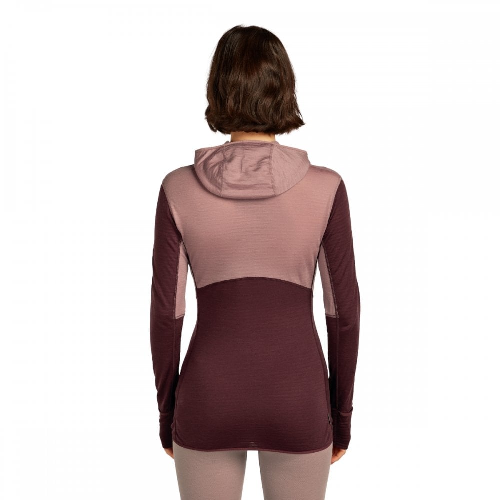 Womens Merino Blend 200 Realfleece™ Descender Long Sleeve Zip Hoodie